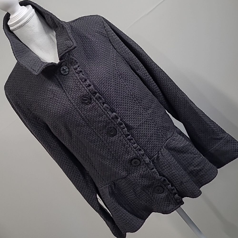Decree XL gray woven jacket